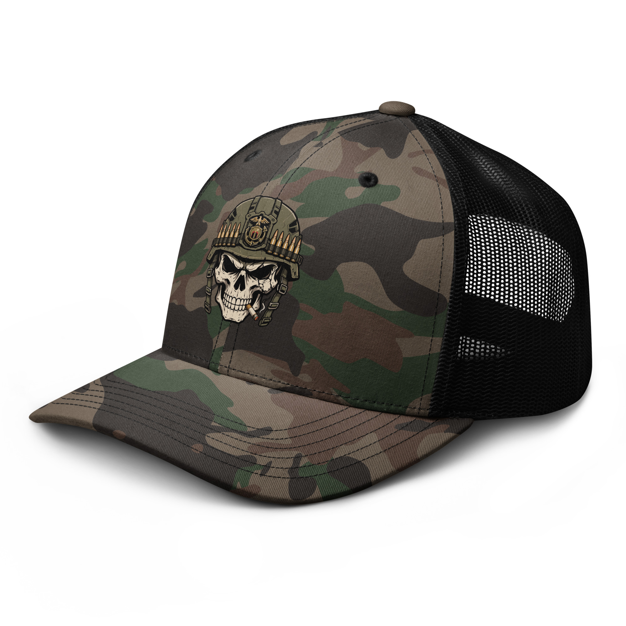 WWT-Camo Hat-Skull Bandana - Image 4