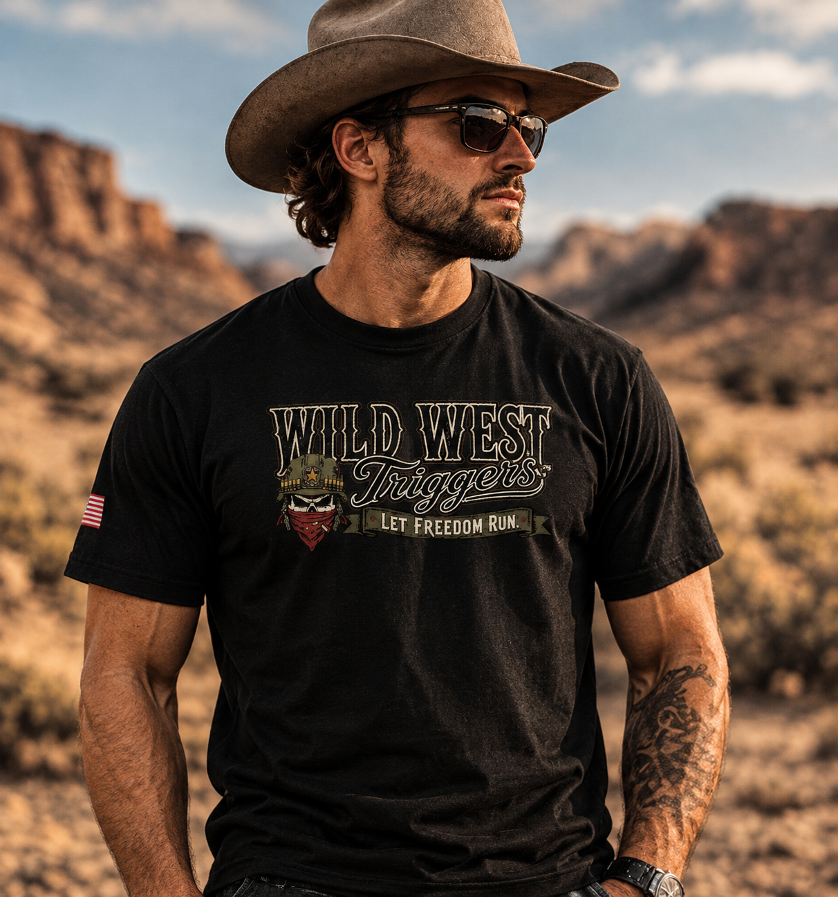 Wild West Tiggers - Skull Bandana