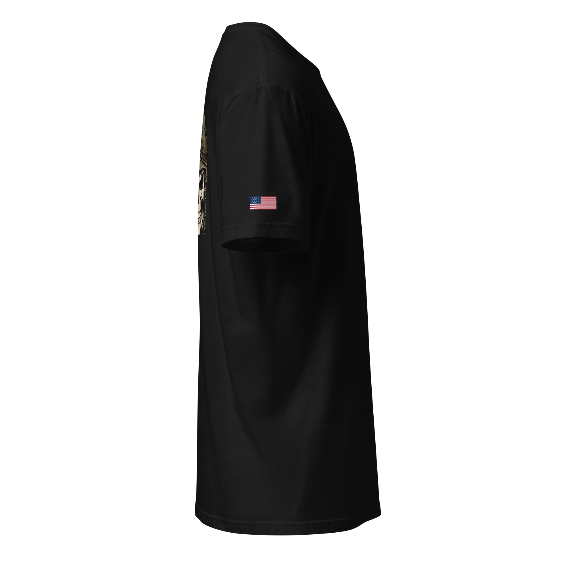 WWT Front - Skull no text back-Flag Sleeve - Image 8