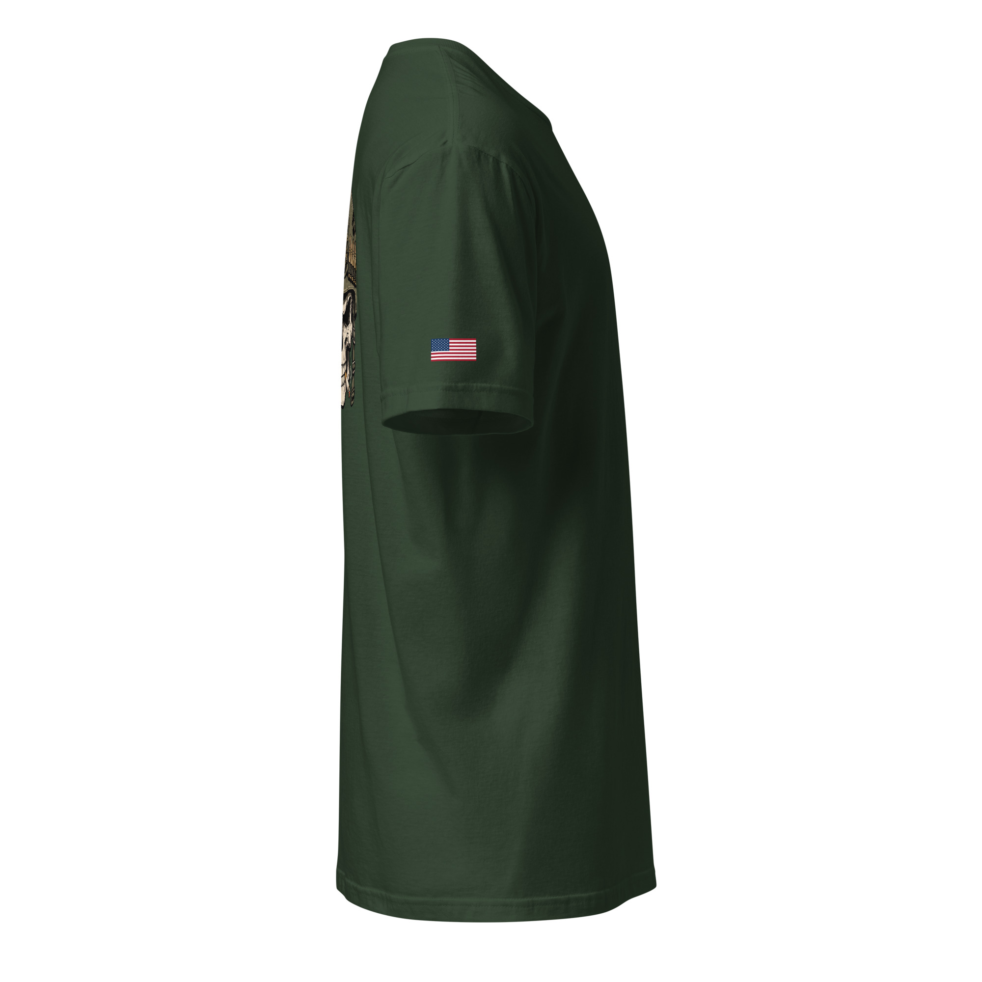 WWT Front - Skull no text back-Flag Sleeve - Image 9